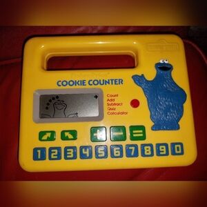 Fisher-Price Cookie Counter Yellow MACHINE Vintage 1985 WORKS!!